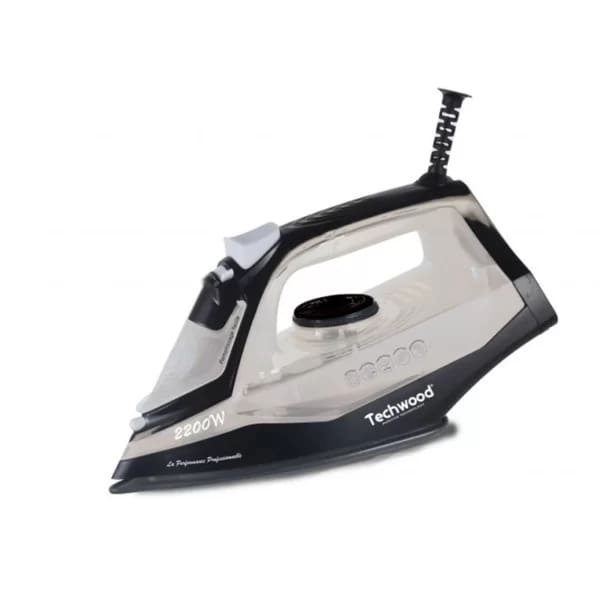 Fer à vapeur TECHWOOD 2200W blanc & noir (TFV-2209C) Fer à vapeur TECHWOOD 2200W blanc & noir (TFV-2209C)